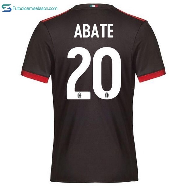 Camiseta Milan 3ª Abate 2017/18